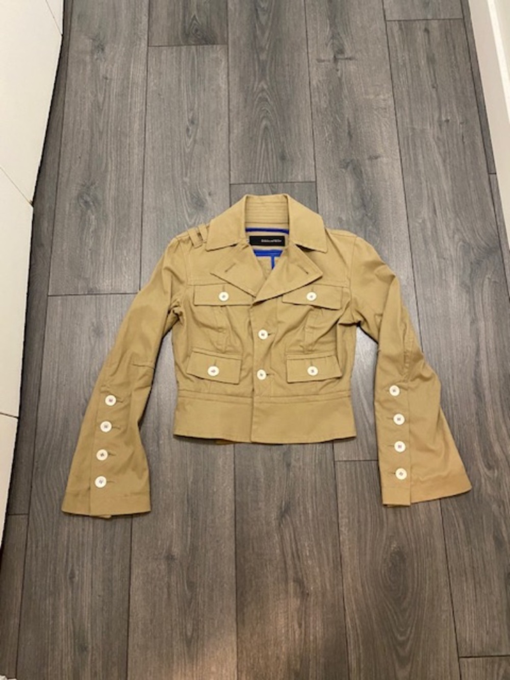 Dsquared2 Cropped Fitted Safari Jacket Size XS